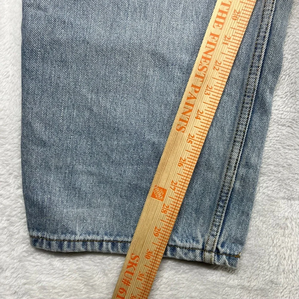 Levi's 550‎ Relaxed Fit Jeans Men's 39X30 Blue Denim Pockets Zip Fly - Flaws